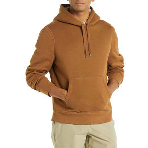 Venta al por mayor de sudaderas con capucha personalizadas de los hombres de color sólido High Street sudaderas con capucha de alta calidad de la moda de impresión del logotipo de los hombres - Product Image 2