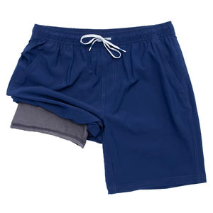 Shorts de basketball pour hommes, couleur unie, confortables, séchage rapide, polyester, double couche, respirants, style streetwear, mi-longueur - Product Image 2