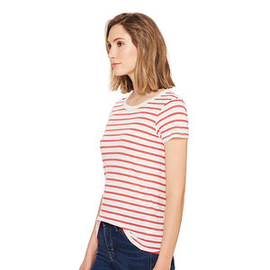 Nueva camiseta de mujer 100% algodón sólido camiseta mujer casual cuello redondo manga corta Mujer transpirable - Product Image 2