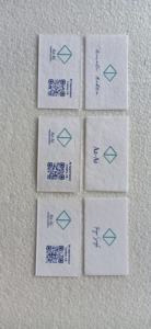 ฟอยล์ทำเองประทับ Deckle ขอบบัตรเชิญงานแต่งงานที่มีฟอยล์สีทองปั๊มที่เหมาะสำหรับสถานีจัดงานแต่งงาน - Product Image 5