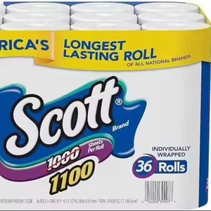 Scott 1000 Sheetsper <b>Roll</b> Toilet Paper (36Count),<b>Blue</b> - Product Image 2