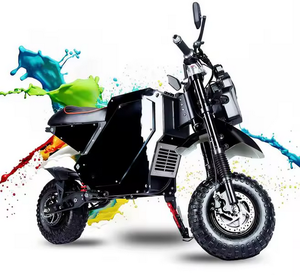 Moto électrique pour adultes 10000W Double moteur haute vitesse Batterie lithium 12V 70Ah Vitesse maximale 62 MPH 12 vitesses Aluminium - Product Image 1