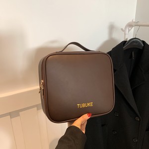 Nouvelle grande capacité bureau cosmétique boîte de rangement étanche en cuir voyage Portable sac de maquillage étui - Product Image 3