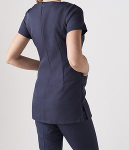 Ensembles de blouses médicales pour hommes en tricot de haute qualité (Spandex/Polyester) avec coutures invisibles et fusion par aiguille pour usage hospitalier - Logo/Couleur personnalisés - Product Image 3