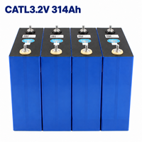 Sel Baterai LiFePO4 CATL 3.2V 314Ah Grade A Prismatic LFP untuk Paket DIY Penyimpanan Energi Rumah ESS Surya 48V 51.2V