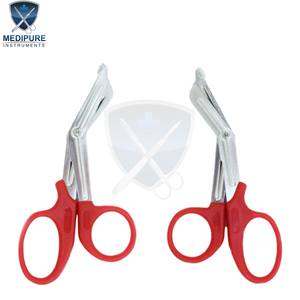 Ciseaux à pansement utilitaires en acier inoxydable de qualité supérieure pour les procédures chirurgicales d'urgence Instruments chirurgicaux - Product Image 2