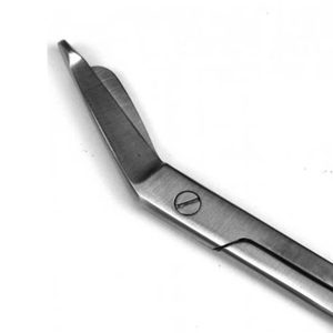 Mini ciseaux chirurgicaux coudés pour pansement médical Ciseaux à pansement Lister de petite taille pour Source d'alimentation manuelle de premiers soins - Product Image 4