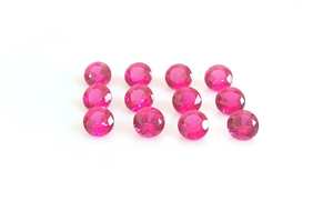 Rubí sintético rojo cultivado en laboratorio, alto grado, 2-20mm, piedras preciosas sueltas de corte brillante, múltiples formas, fabricante personalizado - Product Image 6