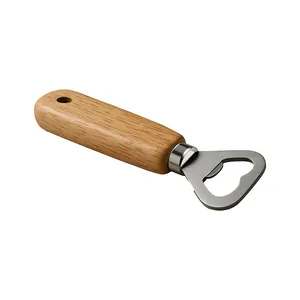 Apribottiglie Personalizzato in Metallo e Legno per Articoli da Bar di Alta Qualità - Product Image 1