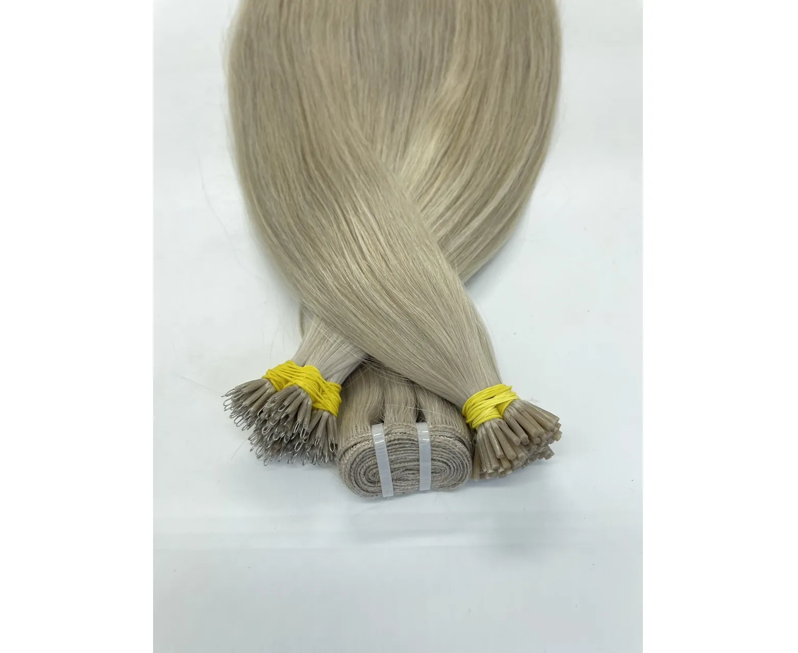 Supply Remy Vietnamese 100 gram u Tip Human Hair Sale Highlights Double Drawn i-Tip Flat Hair Straight i Tip Hair Extension