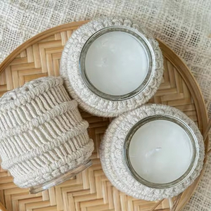 Hecho a mano 108 nudos meandro anudado a mano portavelas hermoso macramé bohemio soporte de libros estante de libros de algodón para el hogar y la Oficina - Product Image 1