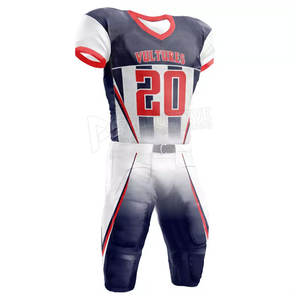 2022 dernier uniforme de football américain de haute qualité meilleurs sports et vêtements d'équipe ensembles respirants grande taille - Product Image 3