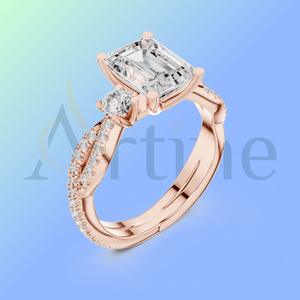 18K Diseñador Mujeres 18K Anillo de círculo de oro - Product Image 1