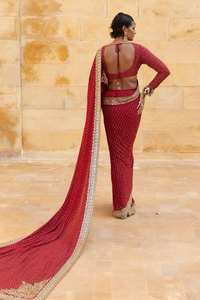 Sari Indio Tradicional para Novia, Ropa de Fiesta y Festival, Venta Caliente, de Proveedor Indio a Precio de Mayoreo - Product Image 6