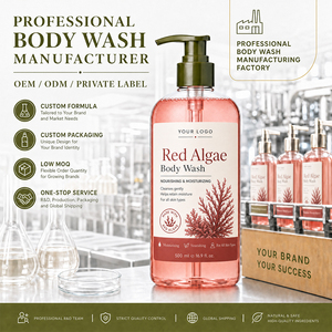 Gel Douche Hydratant et Nourrissant aux <span class=keywords><strong>Algues</strong></span> Rouges, Marque Privée OEM, Doux et Hydratant, Vente en Gros - Product Image 1