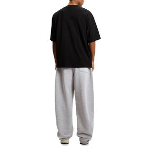 Wholesale Custom Blank <b>Baggy</b> Sweatpants Men Loose <b>Jogger</b> Stacked Outfit 100% Cotton French Terry Sweatpants - Product Image 2