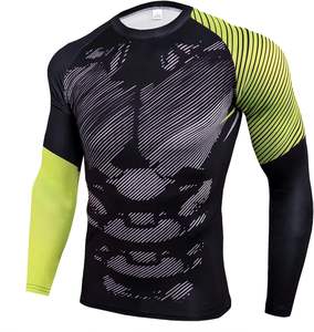 Costumes de sport de compression de gymnastique d'entraînement imprimés en gros pour les hommes-ensembles de course de basket-ball à séchage rapide - Product Image 2