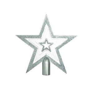 Nouveau Style de l'usine directe 15cm fer étoile arbre de noël Topper à la mode tendance Design chaud boule de noël ornements d'arbre - Product Image 6