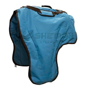 Sac de transport de selle Western respirant avec coutures renforcées, doublure rembourrée et poignées durables protège la selle en toutes saisons - Product Image 2