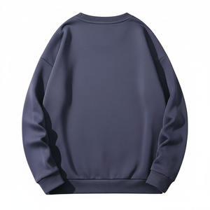 Women's 100% Cotton Luxury Winter Lined Front Embroidered Oversized Crewneck Embossed Custom Logo Hoodie <b>Sweatshirt</b> for Women - Product Image 6