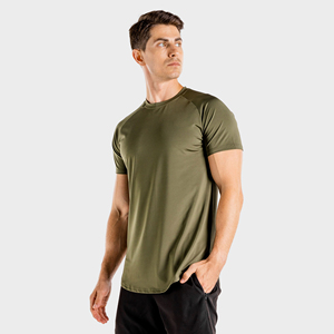 Fitness Running Wear camiseta algodón logotipo personalizado Boxy Fitness ropa de calle en blanco hombres camiseta secado rápido cuello redondo Camiseta para hombres - Product Image 3