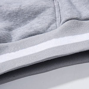 Pantalones de chándal informales de algodón personalizados para hombre, conjunto con capucha, ropa de calle holgada, chándal de moda Hip Hop estampado para la temporada de primavera - Product Image 6