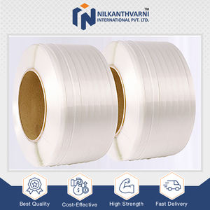 Venta caliente 16mm blanco resistente al agua poliéster compuesto flejado de carga última llegada de stock para embalaje de exportación - Product Image 6