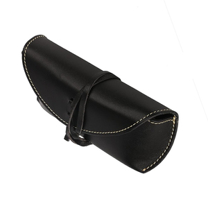 Wholesale High Quality Genuine Leather Eyeglass Case Custom Logo Classic <b>Sunglasses</b> Pouch Durable Lens Protection Oem Available - Product Image 4