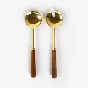 Premium Catering Stainless Steel <b>Salad</b> Server Set Durable Serving <b>Tools</b> - Product Image 2