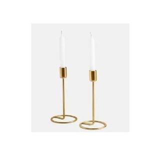 Ensemble de lanternes et bocaux à bougies en métal et laiton pour mariage, décoration de table à dîner - Product Image 5