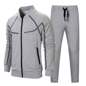 2025 OEM logotipo personalizado 2 piezas ropa deportiva mejor calidad conjunto para hombres chándal liso ecológico para la temporada de primavera - Product Image 2