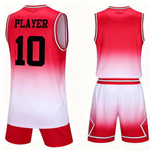Uniformes de Baloncesto de Poliéster de Alta Calidad al por Mayor, Conjuntos Personalizados Transpirables, Reversibles, de Secado Rápido y Antibacterianos para Adultos - Product Image 4