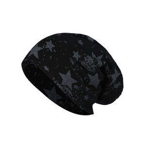 Nouveau design, bonnet d'hiver en tricot crocheté personnalisé pour femmes et hommes, bonnet jacquard vieilli, 100% coton, impression numérique - Product Image 2