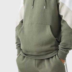 Superbe sweat à capuche pour homme uni avec logo personnalisé grande taille sweats à capuche pour hommes surdimensionnés 100% coton 400gsm - Product Image 6