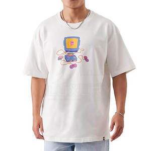 Camiseta Extra Grande de Moda para Hombre 2025, Camiseta Cómoda para el Verano, Precio de Fábrica, Mejor Material, Camiseta Extra Grande - Product Image 1