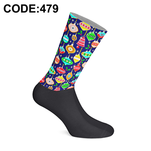 Calcetines de Diseño con Estampado Digital Hechos en Turquía, Sublimación sin Costuras 360°, Diseño Colorido con Personajes y Pinturas Famosas - Product Image 2