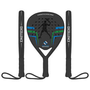 Raqueta de Pádel de Carbono 3K de Alta Calidad con Diseño Nuevo, Hecha a Mano con Red de Poliéster, Fabricada en Pakistán - Product Image 2