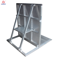 Podium en aluminium, barrières de sécurité pour concerts, barrières de contrôle de foule pour événements, clôtures de sécurité, location de barrières Mojo