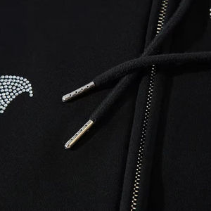 Latest Fashion High Quality Oversize Pullover Wholesale Men <b>Rhinestone</b> <b>hoodies</b> with 100% Cotton Made Casual Wear Men <b>Hoodies</b> - Product Image 4