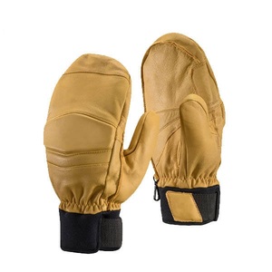 Mitaines de ski d'hiver pour homme, imperméables, chaudes, en cuir, pour le snowboard et les activités extérieures par temps froid - Product Image 1