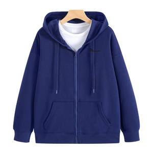 Sudadera con Capucha de Algodón Grueso de Primera Calidad, Lavada con Ácido, Estilo Urbano, Lavado a la Piedra, Personalizada para Hombre - Product Image 1