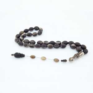 Tasbih artisanal de haute qualité à 33 perles, compteur de prière de 10 mm et 12 mm, fait de corne de buffle et de corne de bœuf, toucher réel, cadeau musulman islamique - Product Image 1