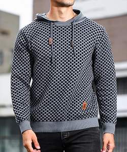 Sudadera con Capucha de Algodón Puro Color Gris Nave de Guerra, Estilo Retro Americano, de Gran Venta, Color Sólido de Moda, Aspecto Desgastado para Hombre y Mujer - Product Image 4