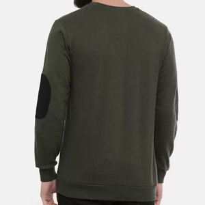 Venta al por mayor de fábrica de alta calidad sudaderas de los hombres personalizados profesionales básicos de algodón de mezcla de punto de impresión transpirable - Product Image 6