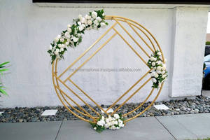 Nouvelle scène de mariage, arc de scène en T, accessoires en fer forgé, décoration de la route, rangée de fleurs en plomb, Simulation de fleur - Product Image 5