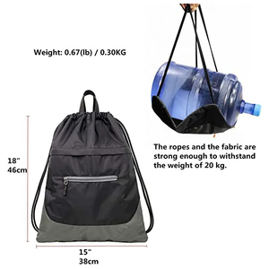 <b>Drawstring</b> <b>Backpack</b> String Bag Sack Pack Water Resistant Sublimated <b>Drawstring</b> Bag for Gym Shopping Sport Yoga - Product Image 4