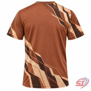 Custom Mens Moisture Wicking Dry Fit Anti-Wrinkle Polyester Short Sleeve Breathable Athletic Training T-<b>Shirt</b> - Product Image 2