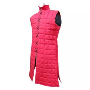 Manteau Gambeson médiéval authentique fait à la main veste d'armure rembourrée confortable pour reconstitutions Cosplay impression personnalisée prix de gros - Product Image 4