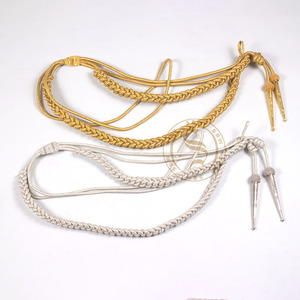 Red <b>Wire</b> Cord Aiguillette with Tags Best Quality Regimental Aiguillettes in Custom Designs and Colors for Dress Uniforms - Product Image 2