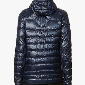 Veste d'extérieur légère et chaude pour hommes, vestes d'hiver à capuche bleues brillantes personnalisées, vestes d'hiver bouffantes remplies de duvet pour hommes - Product Image 3